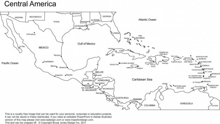 Comprehensive Map Of The Caribbean Sea And Islands Maps Of In Maps Of