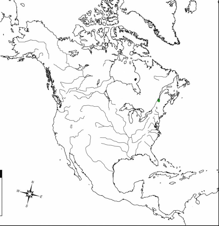 Physical Map Of Northeast Us North And Central America Countries