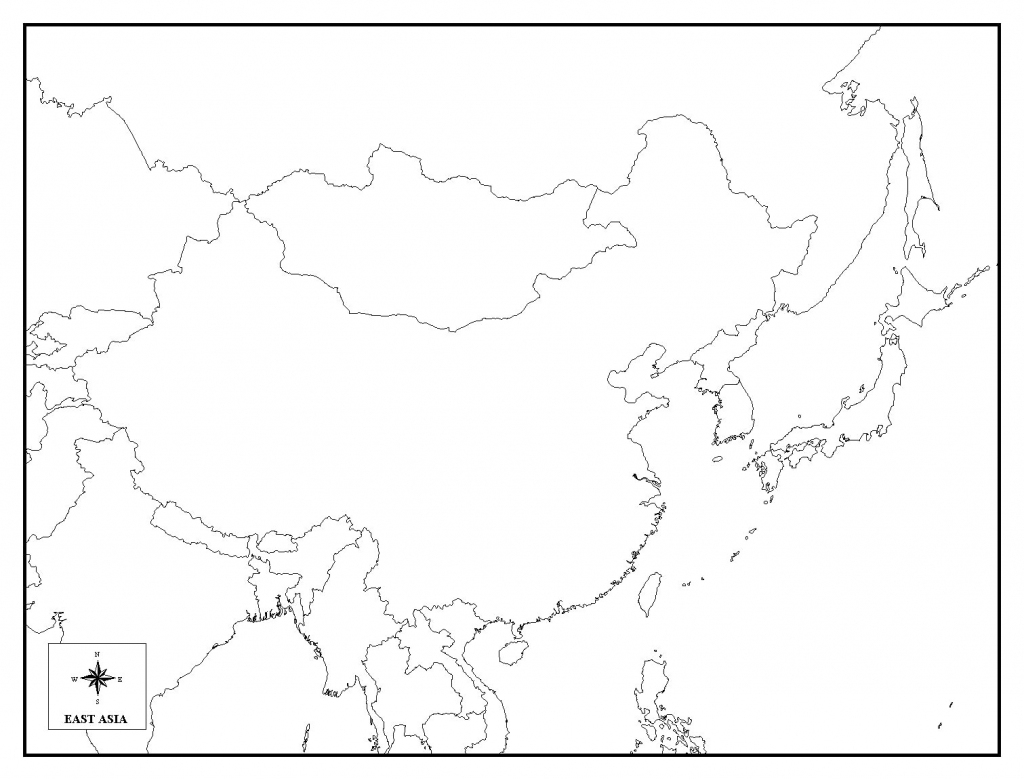 Asia Outline Map Printable Printable Maps