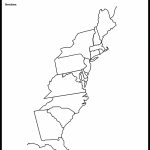 13 Colonies Map Storyboardworksheet Templates Pertaining To Printable Map Of The 13 Colonies With Names
