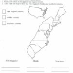 13 Colonies Map To Color And Label, Although Notice That They Have For 13 Colonies Blank Map Printable