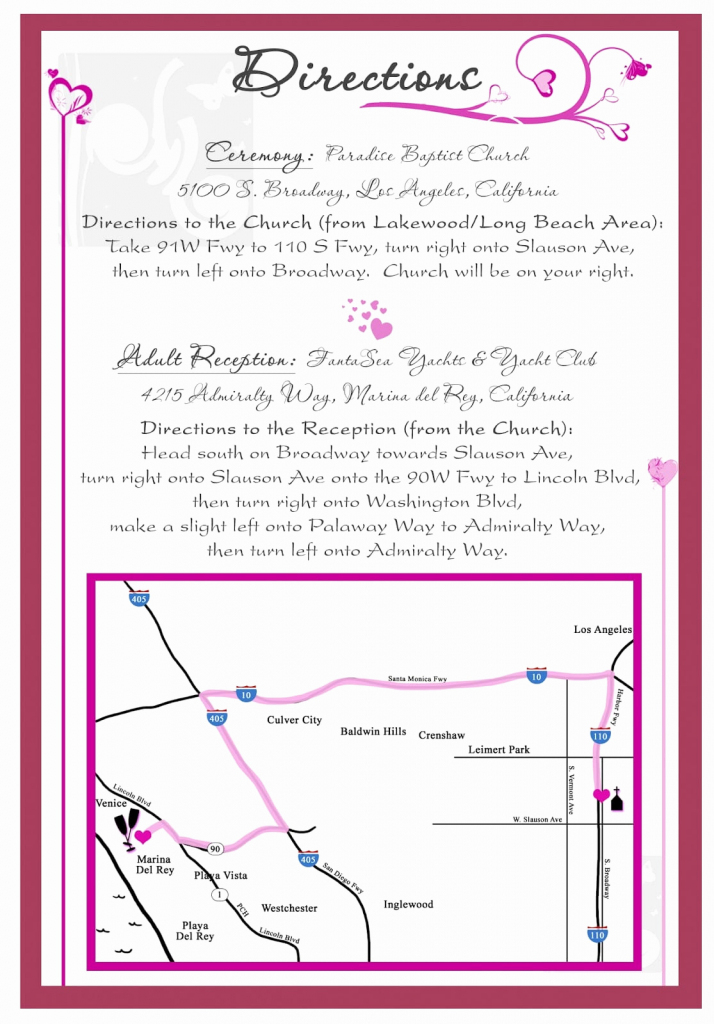 18 Lovely Printable Map Directions For Invitations – Wikimuslim intended for Maps For Wedding Invitations Free Printable