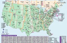 Printable Us Map With Time Zones And Area Codes