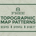 8 Free Seamless Vector Topographic Map Patterns With Free Printable Topographic Maps