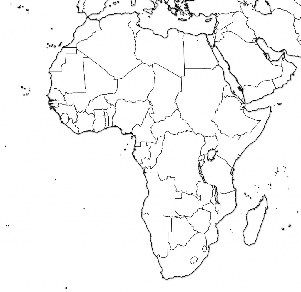 Africa Blank Political Map - Maplewebandpc regarding Blank Political Map Of Africa Printable