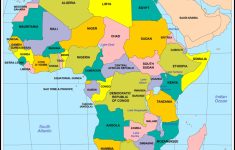 Printable Political Map Of Africa