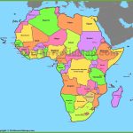 Africa Political Map Free Download Inside Free Printable Political Map Of Africa