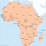 Africa – Printable Maps –Freeworldmaps Inside Printable Map Of Africa