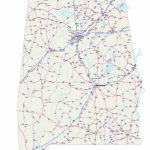 Alabama Maps   Free Printable Alabama Road Maps Pertaining To Alabama State Map Printable