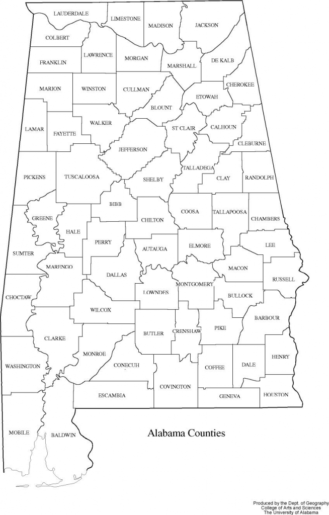 Alabama Outline Maps And Map Links in Alabama State Map Printable