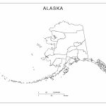 Alaska Blank Map Regarding Alaska State Map Printable