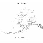 Alaska Labeled Map Inside Printable Map Of Alaska