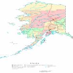 Alaska Printable Map Pertaining To Alaska State Map Printable