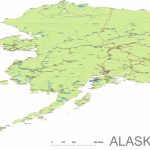 Alaska State Route Network. Alaska Highways Map. Cities Of Arkansas Regarding Alaska State Map Printable