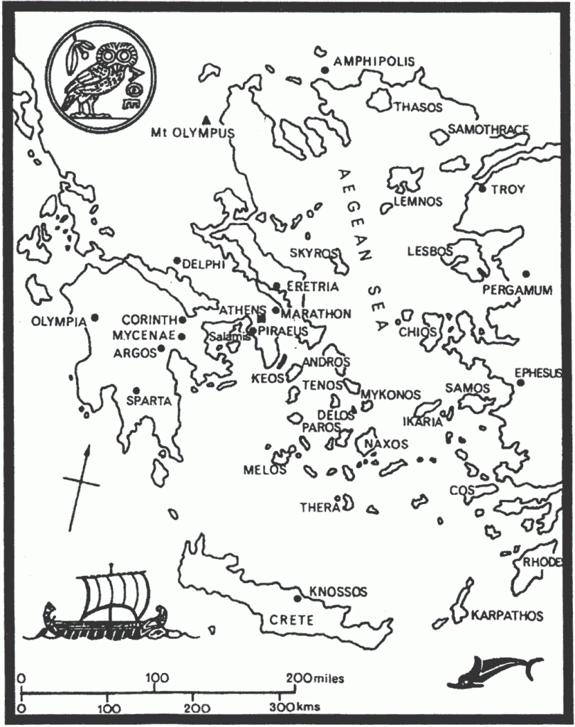 Ancient Greece Map For Coloring The Greeks Copy Their Culture From in Ancient Greece Map For Kids Printables