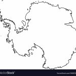 Antarctica Map Outline 14 10 Printable Maps Of | Sitedesignco For Antarctica Outline Map Printable