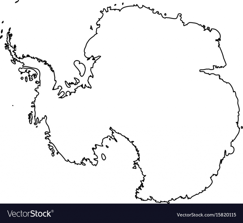 Antarctica Map Outline 14 10 Printable Maps Of | Sitedesignco for Antarctica Outline Map Printable