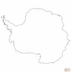 Antarctica Outline Map Coloring Page | Free Printable Coloring Pages Inside Antarctica Outline Map Printable