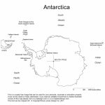 Antarctica, South Pole, Blank Printable Map, Outline, World Regional Inside Antarctica Outline Map Printable