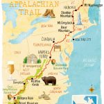 Appalachian Trail Map Scott Jessop | Map Illustration In 2019 With Printable Appalachian Trail Map