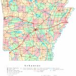 Arkansas Printable Map With Printable Map Of Arkansas