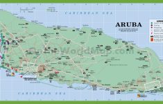 Aruba Road Map In Printable Map Of Aruba - Printable Maps