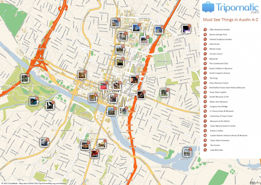 Austin Printable Tourist Map | Free Tourist Maps ✈ | Austin Map with regard to Printable Map Of Austin