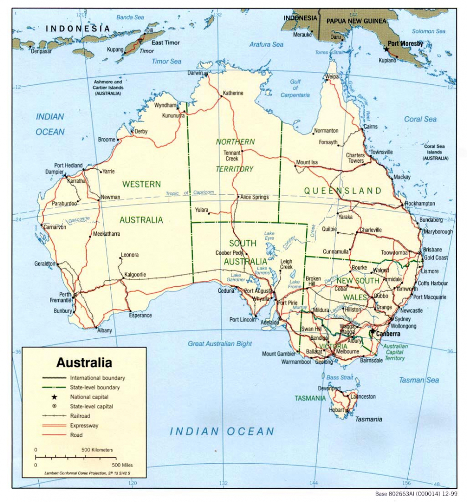 Australia Maps | Printable Maps Of Australia For Download with Printable Map Of Western Australia
