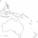 Australia Oceania Printable Outline Maps, Royality Free | Geography Within Blank Map Of Australia Printable