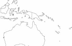 Blank Map Of Australia Printable