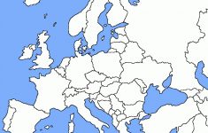 Blank Europe Map Quiz Printable