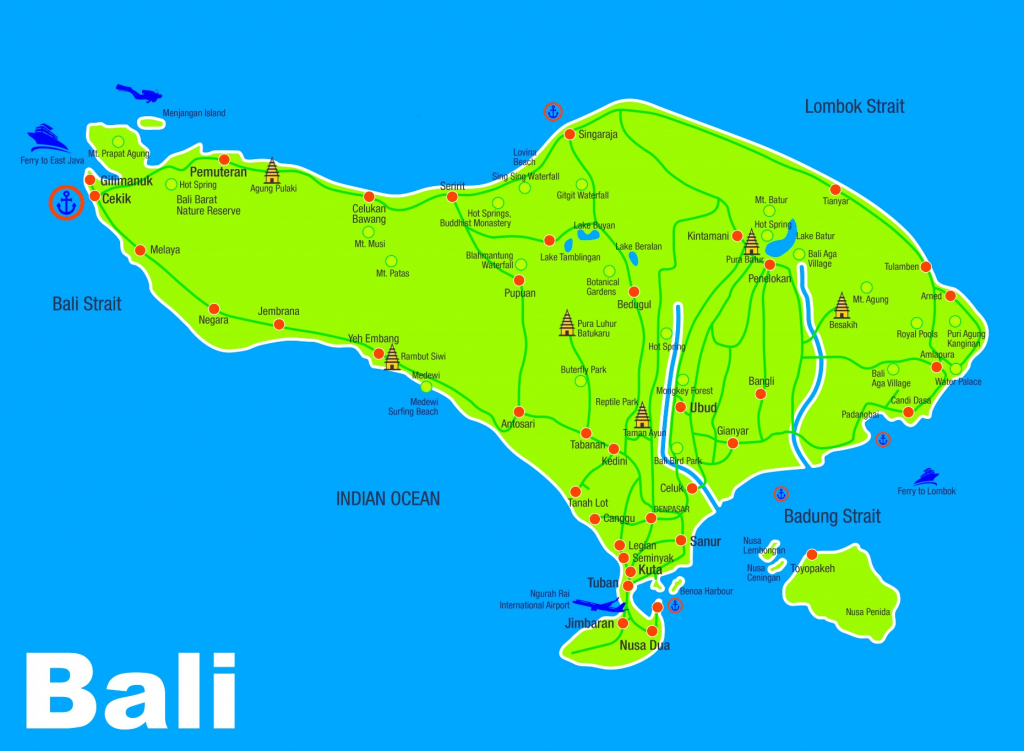 Bali Maps | Indonesia | Maps Of Bali Island inside Printable Map Of Bali