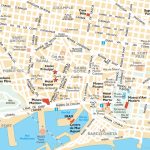Barcelona Attractions Map Pdf   Free Printable Tourist Map Barcelona With Regard To Printable Map Of Barcelona