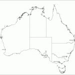 Basic Outline Maps : Library Intended For Printable Map Of Australia With States