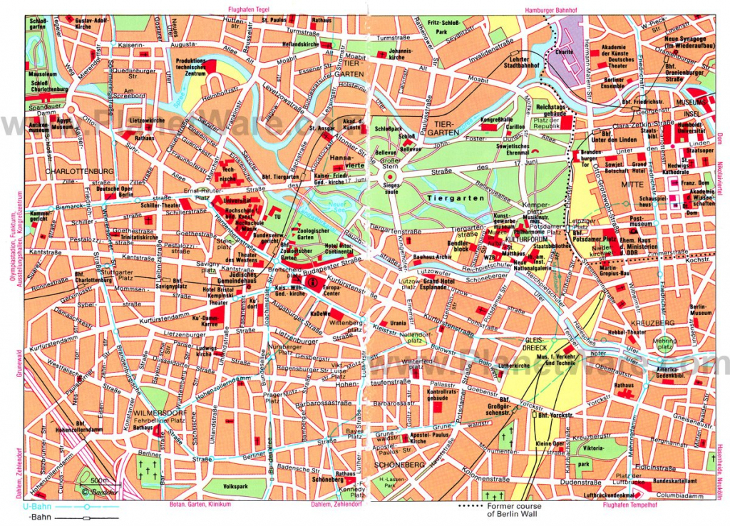 Berlin Tourist Map for Berlin Tourist Map Printable  Printable Maps