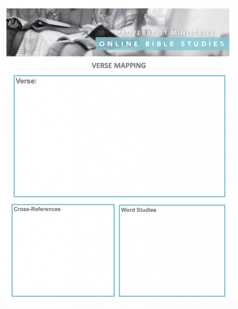 Bible Study Skills: Verse Mapping | Devotionscripturebiblestudy inside Verse Mapping Printable
