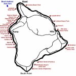 Big Island Beaches & The Big Island <Br> <Meta Name="keywords Within Map Of The Big Island Hawaii Printable
