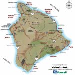 Big Island Of Hawaii Maps Regarding Map Of The Big Island Hawaii Printable