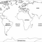 Black And White World Map With Continents Labeled Best Of How To At With Printable World Map With Continents And Oceans Labeled