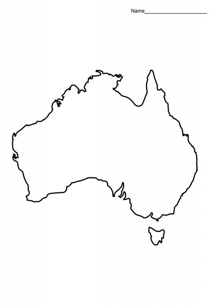 Blank Australia Map Google Search Learning At Printable Of For 4 throughout Blank Map Of Australia Printable