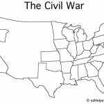 Blank Civil War Map | Doreen's Board | Map Worksheets, War, Map Throughout Printable Civil War Map