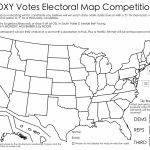 Blank Electoral Map College Printable New Us 17 Blank Electoral Map Pertaining To 2016 Printable Electoral Map