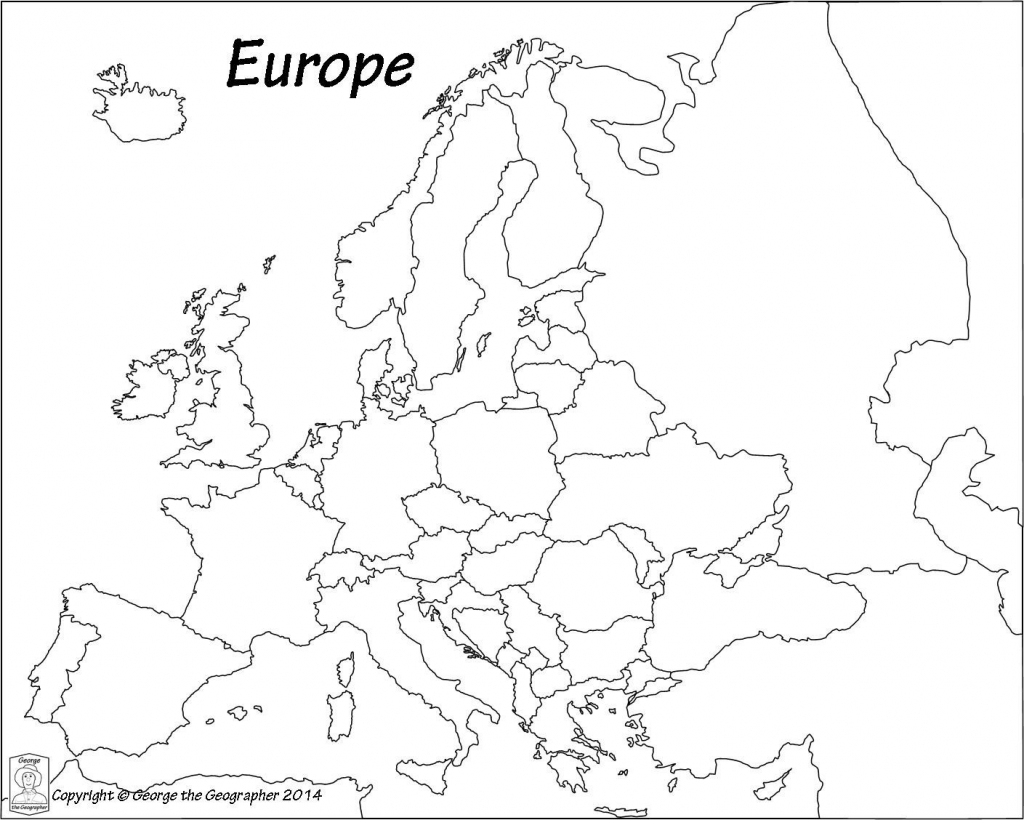 Blank Europe Political Map - Maplewebandpc with Europe Political Map Outline Printable