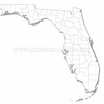 Blank Florida Map | Autobedrijfmaatje In Florida Map Outline Printable