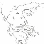 Blank Map Of Ancient Greece | Xorforums Throughout Outline Map Of Ancient Greece Printable