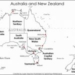 Blank Map Of Australia And New Zealand And Travel Information Pertaining To Free Printable Map Of Australia