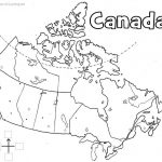 Blank Map Of Canada To Label Fresh Canadian Black And White 6 In Printable Blank Map Of Canada To Label