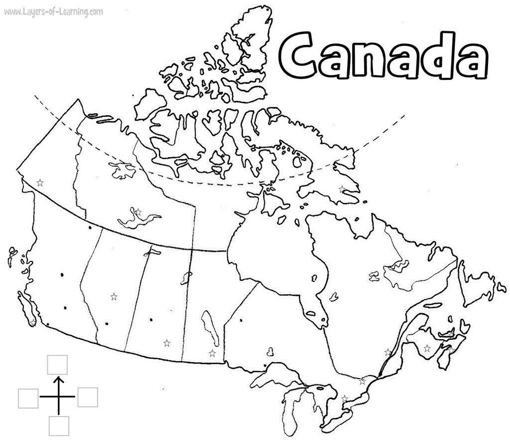Blank Map Of Canada To Label Fresh Canadian Black And White 6 in Printable Blank Map Of Canada To Label