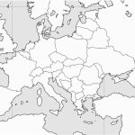 Blank Map Of Europe Printable   Lgq Intended For Printable Blank Map Of Europe