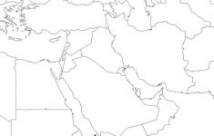 Printable Blank Map Of Middle East
